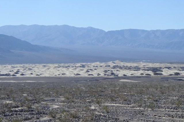Mesquite sand dunes from afar